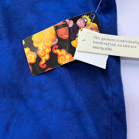 NWT Mens Size M Naruto Blue Graphic T-Shirt - Picture 7 of 9